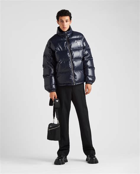 prada mens coats sale|Prada down jacket men's.